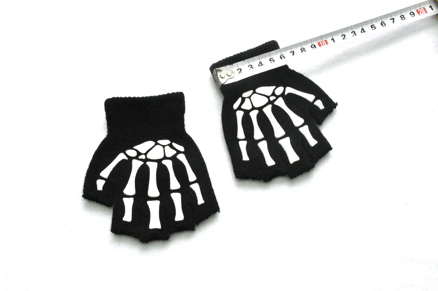 Children's Night Glowing Warm Half-finger Gloves