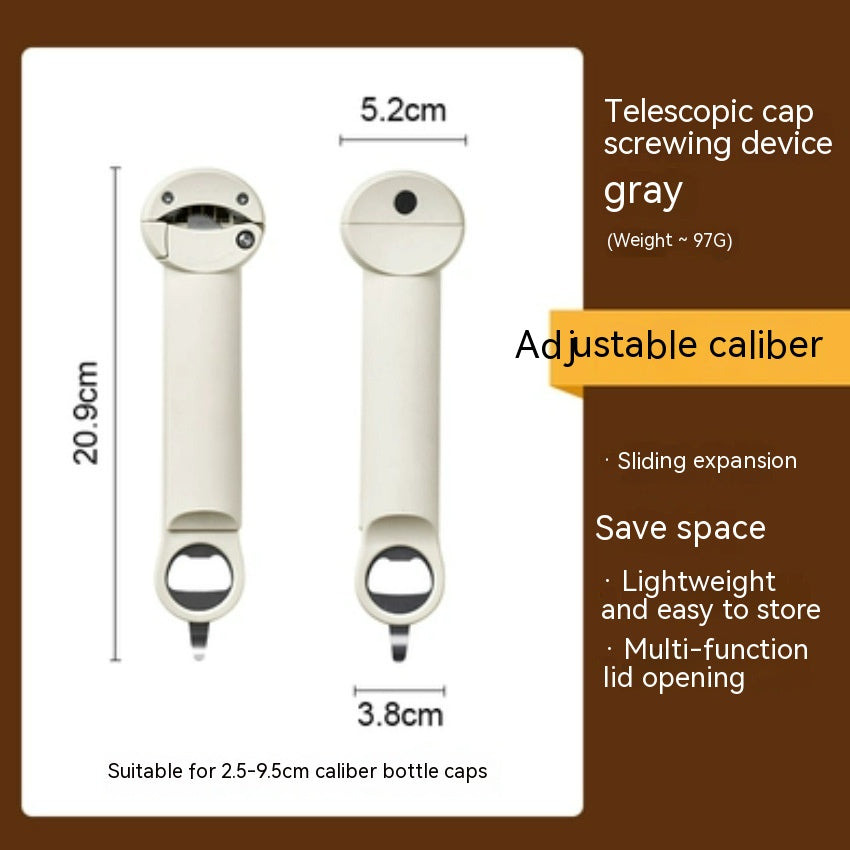 Three-in-one Multifunctional Magnetic Can & Bottle Opener